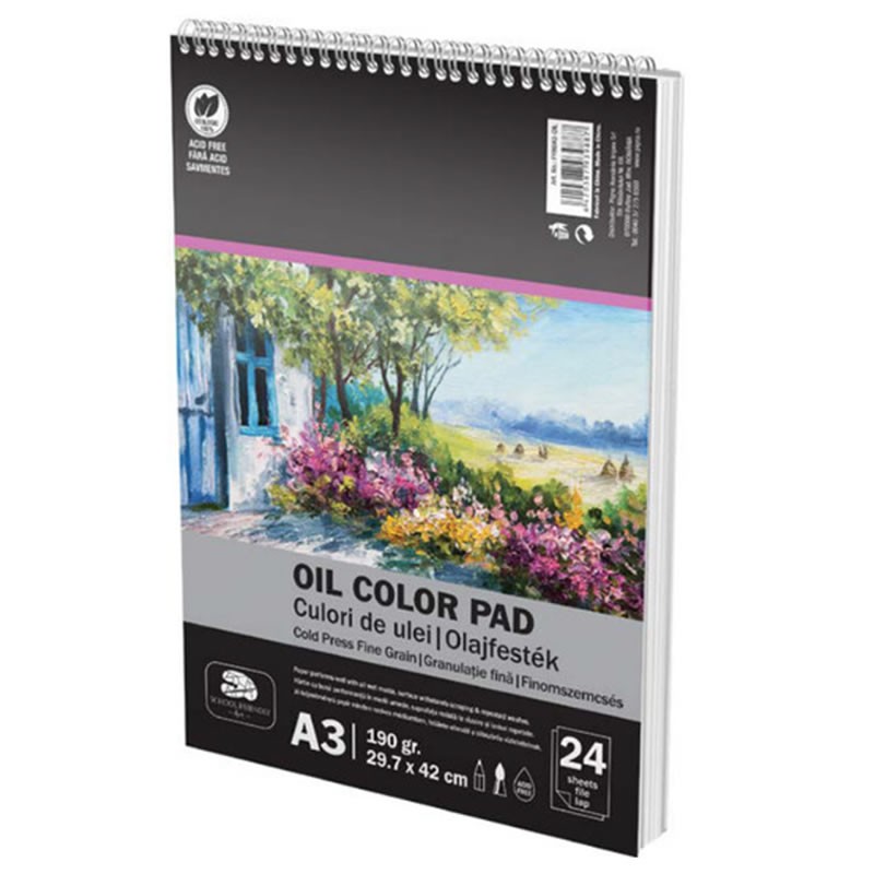 BLOC DESEN SPIRA A3 CULORI ULEI 190G 24 FILE PIGNA BLOC DESEN SPIRA A3 CULORI ULEI 190G 24 FILE PIGNA